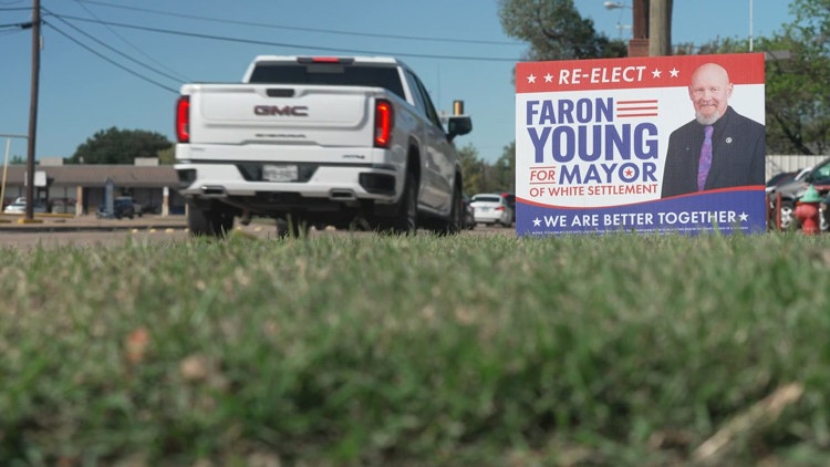 'Why would you do this?': White Settlement mayor reacts after councilman's wife cited for stealing campaign sign — WFAA (Dallas-Fort Worth), Grand Prairie Government news