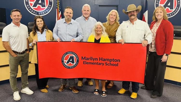 Aubrey ISD names new elementary school after beloved retired janitor — WFAA (Dallas-Fort Worth), Grand Prairie Schools news